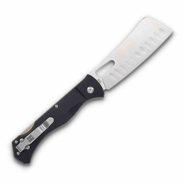 Couteau Rough Ryder Sous Chef Cleaver Lame Acier VG10 Manche Aluminium Lockback Clip RR2537 - Livraison Gratuite