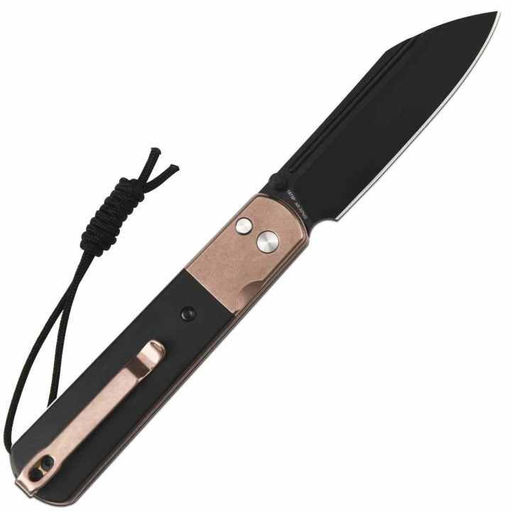 Couteau ARTISAN CUTLERY Holm Ebony Lame Acier AR-RPM9 IKBS Button Lock Clip ATZ1875PBRG - Livraison Gratuite