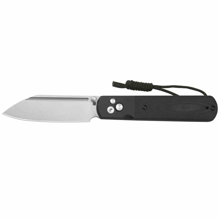 Couteau ARTISAN CUTLERY Holm Black G10 Lame Acier AR-RPM9 IKBS Button Lock Clip ATZ1875PBK - Livraison Gratuite