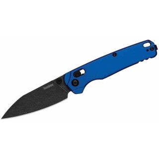 Couteau Kershaw Bel Air Blue Manche Alu Lame Acier CPM-MagnaCut IKBS DuraLock Clip Made USA KS6105NBBW - Livraison Gratuite