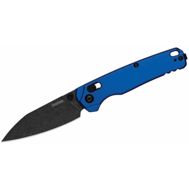 Couteau Kershaw Bel Air Blue Manche Alu Lame Acier CPM-MagnaCut IKBS DuraLock Clip Made USA KS6105NBBW - Livraison Gratuite
