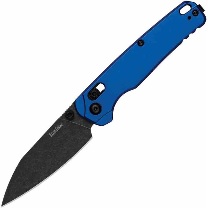 Couteau Kershaw Bel Air Blue Manche Alu Lame Acier CPM-MagnaCut IKBS DuraLock Clip Made USA KS6105NBBW - Livraison Gratuite