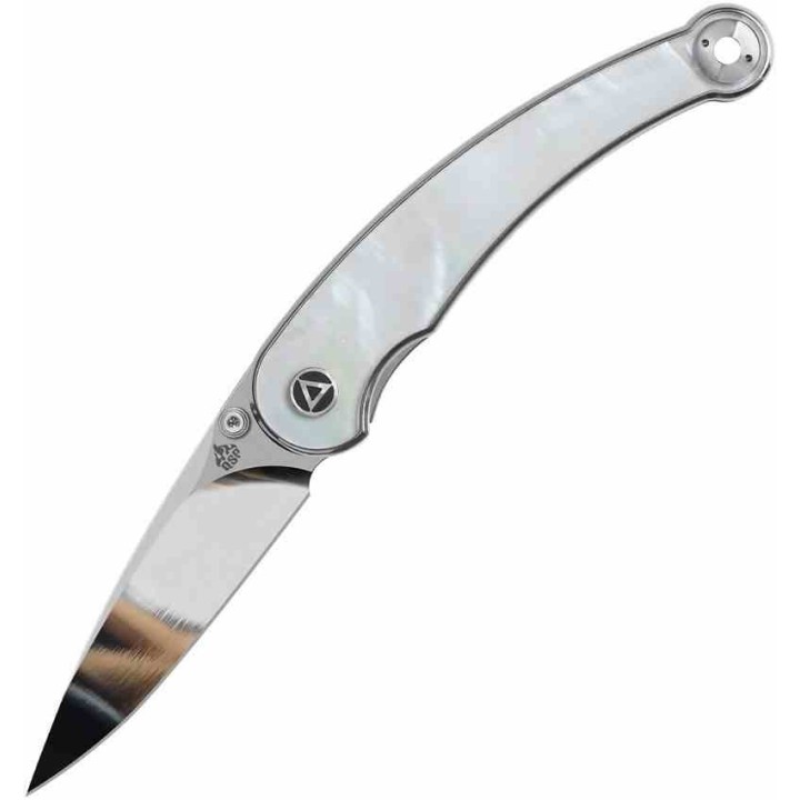 Couteau QSP Dolphin Pearl Lame Acier 14C28N IKBS Liner Lock Clip QS161C - Livraison Gratuite