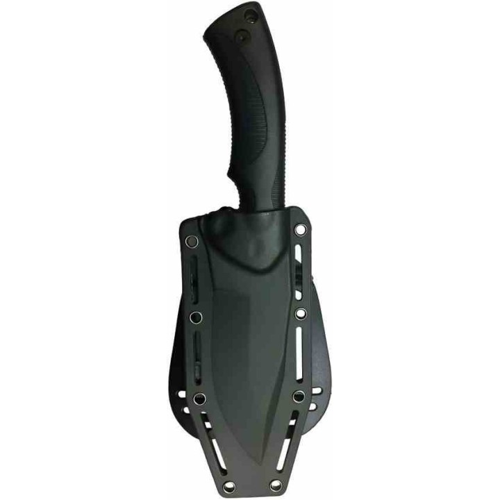 Couteau De Survie Chasse S-Tec Lame Acier 3Cr13 Manche & Etui ABS STT25141BK - Livraison Gratuite