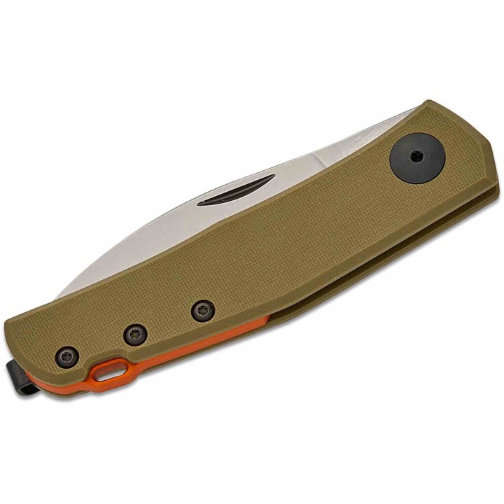 Couteau Zero Tolerance Model 0235 Olive Lame Acier 20CV Slip Joint Clip Made In USA ZT0235OLG10 - Livraison Gratuite