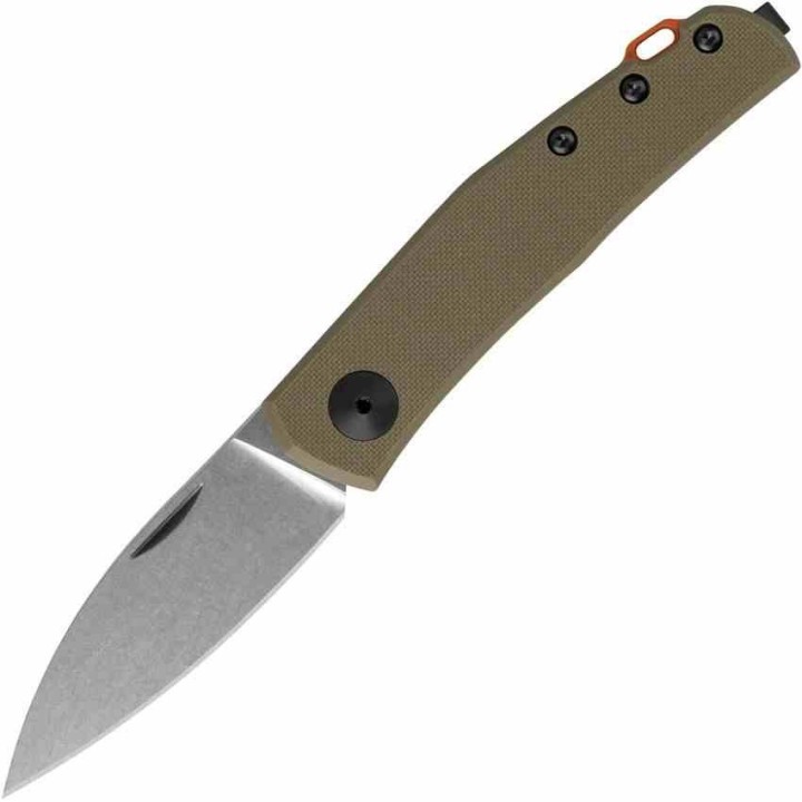 Couteau Zero Tolerance Model 0235 Olive Lame Acier 20CV Slip Joint Clip Made In USA ZT0235OLG10 - Livraison Gratuite