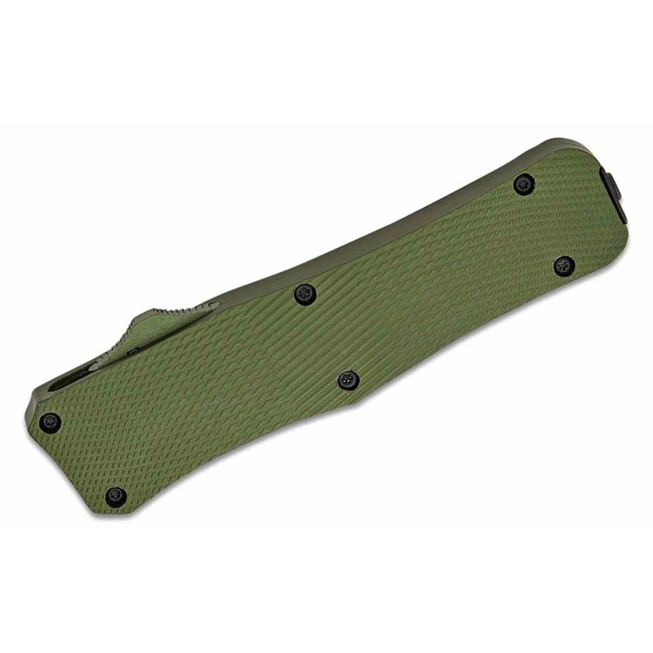 Couteau OTF Automatique Mantis Lame Acier 440C Tanto Manche Alum Green Clip USA MANOTF818 - Livraison Gratuite