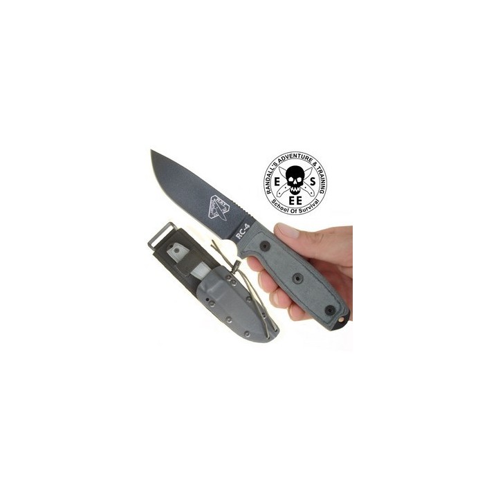 ESEE Knives RC-4 w/ Molle Back Sheath - RC4PMB - Couteau ESEE