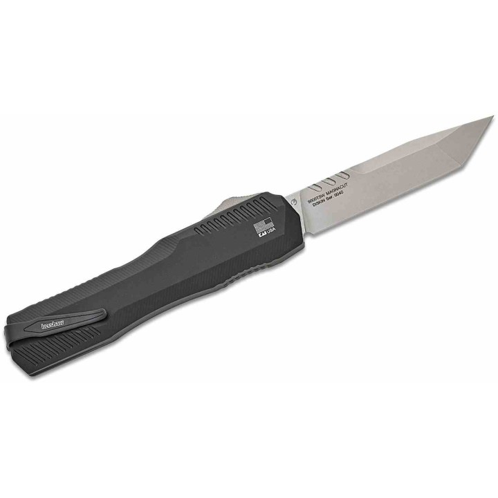Couteau Kershaw Livewire OTF AUTO Black Lame Tanto Acier CPM-MagnaCut Manche Alu Clip USA KS9000TSW - Livraison Gratuite