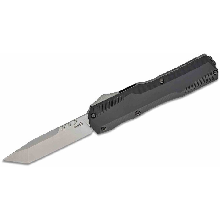 Couteau Kershaw Livewire OTF AUTO Black Lame Tanto Acier CPM-MagnaCut Manche Alu Clip USA KS9000TSW - Livraison Gratuite