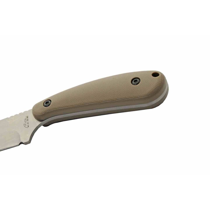 LOT DE 3 Couteau Skinner Lame Acier 3Cr13 Poignée ABS Tan Étui en Nylon Rite Edge CN211599DS - Livraison Gratuite