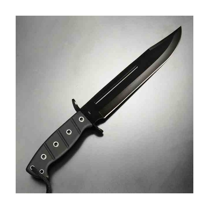 Couteau Frost Cutlery Operation Bowie Tactical Lame Acier 3Cr13 Clip Point Manche ABS Etui Nylon FTX0005 - Livraison Gratuite