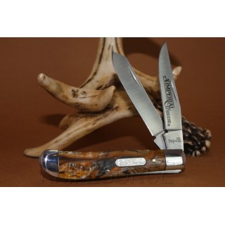 Canif Couteau de poche Imperial Schrade Medium  - Couteau Schrade Knives Imperial Trapper Amber Pocket Knife IMP15T