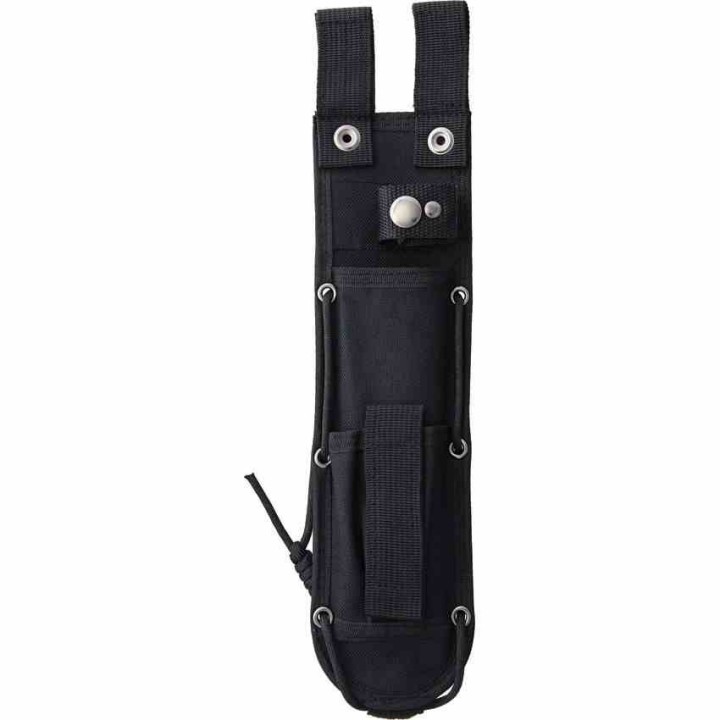 Couteau Marbles Tanto Lame Acier Inox Manche Black/Gray G10 Etui Nylon MR469 - Livraison Gratuite