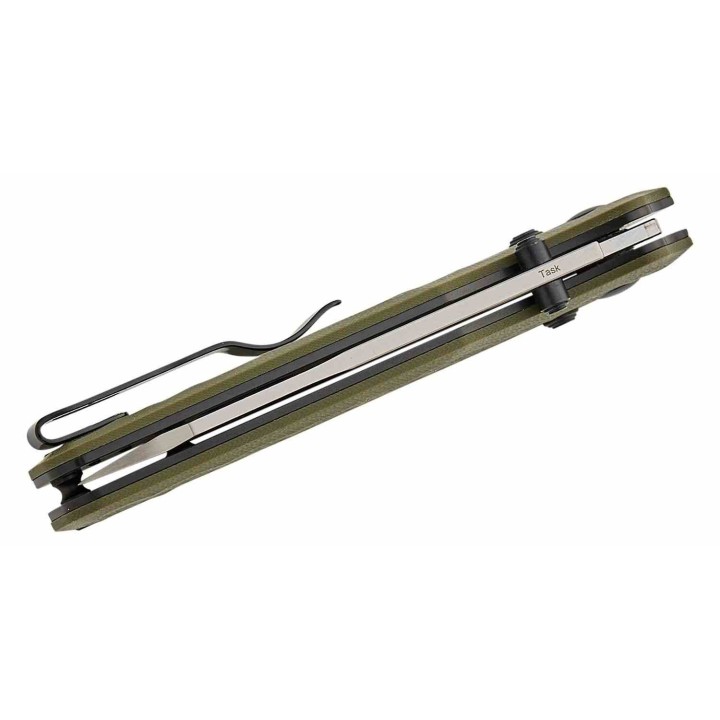 Couteau Kizer Cutlery Task Clutch Lock OD Manche G10 Lame Acier 154CM Reverse Tanto Clip KIV3641C3 - Livraison Gratuite