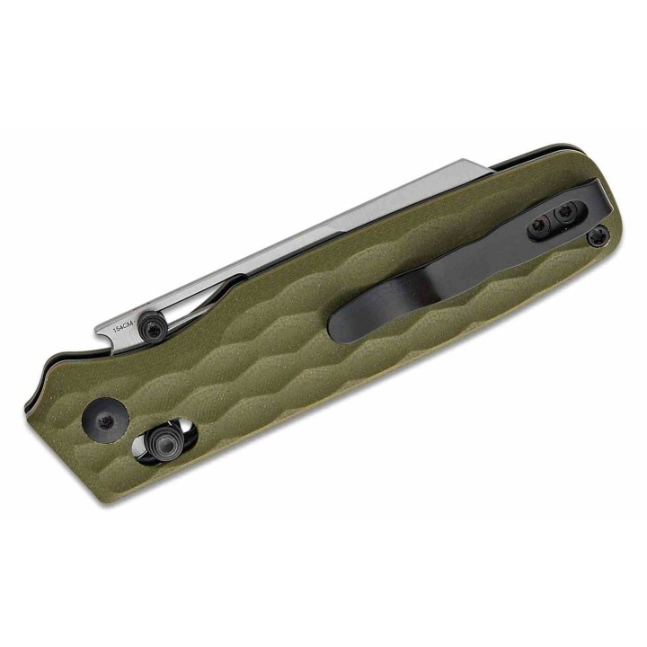 Couteau Kizer Cutlery Task Clutch Lock OD Manche G10 Lame Acier 154CM Reverse Tanto Clip KIV3641C3 - Livraison Gratuite