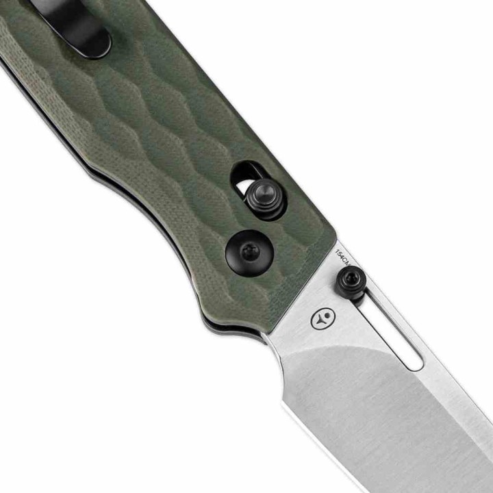 Couteau Kizer Cutlery Task Clutch Lock OD Manche G10 Lame Acier 154CM Reverse Tanto Clip KIV3641C3 - Livraison Gratuite