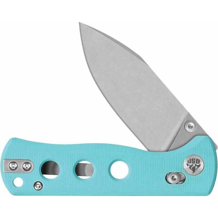 Couteau QSP Canary Glyde Tiffany Manche G10 Lame Acier 14C28N IKBS Clip QS150GLC1 - Livraison Gratuite