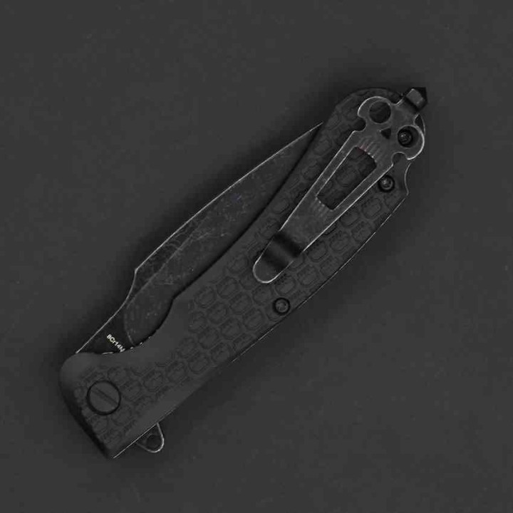 Couteau Pliant Daggerr Fielder Black Manche FRN Lame Acier 8Cr14MoV Liner Lock DGRFDFBKBW - Livraison Gratuite