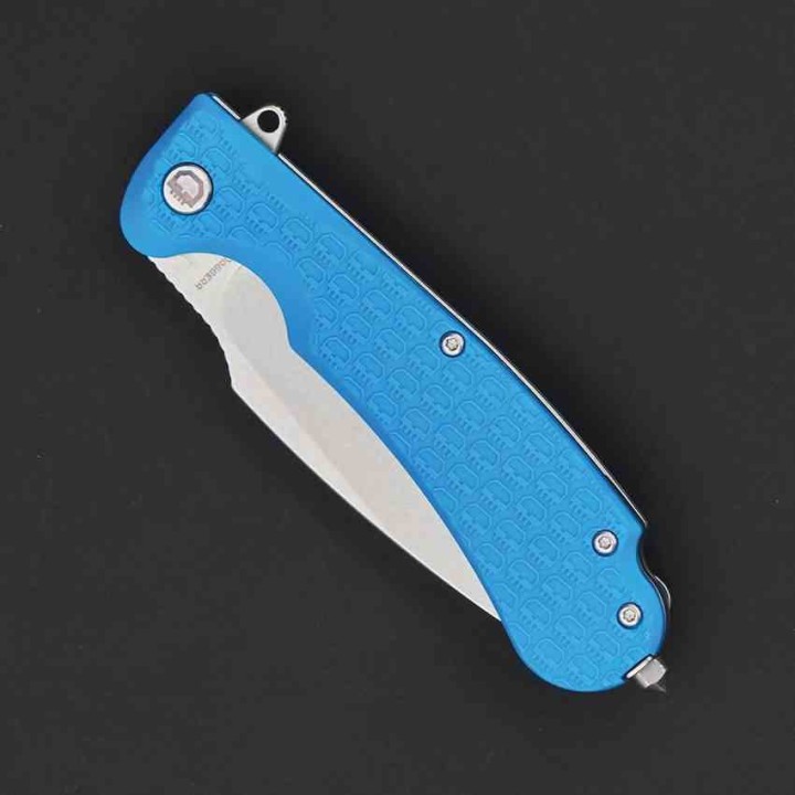 Couteau Pliant Daggerr Fielder Blue Manche FRN Lame Acier 8Cr14MoV Liner Lock DGRFDFBLSW - Livraison Gratuite