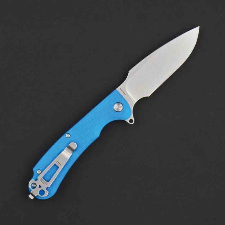 Couteau Pliant Daggerr Fielder Blue Manche FRN Lame Acier 8Cr14MoV Liner Lock DGRFDFBLSW - Livraison Gratuite