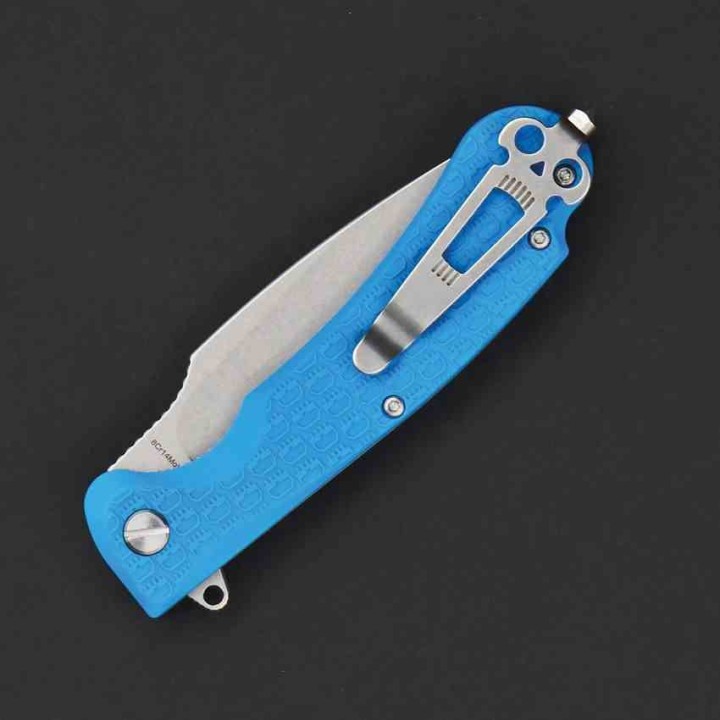 Couteau Pliant Daggerr Fielder Blue Manche FRN Lame Acier 8Cr14MoV Liner Lock DGRFDFBLSW - Livraison Gratuite