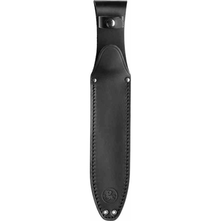 Couteau Villmarka Stor Brusletto Lame Acier 440C Manche Bois Etui CUir BRU10144 - LIVRAISON GRATUITE