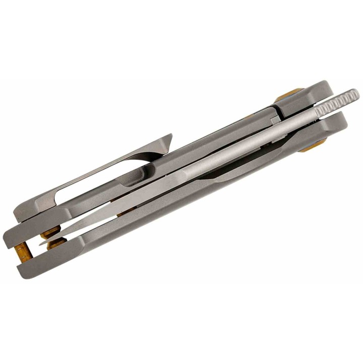 Couteau Kansept Osprey Manche Titane Lame Acier CPM-S35VN Frame Lock Clip K2087A1 - Livraison Gratuite