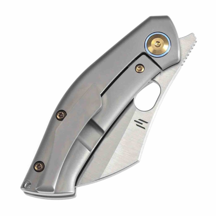Couteau Kansept Osprey Manche Titane Lame Acier CPM-S35VN Frame Lock Clip K2087A1 - Livraison Gratuite