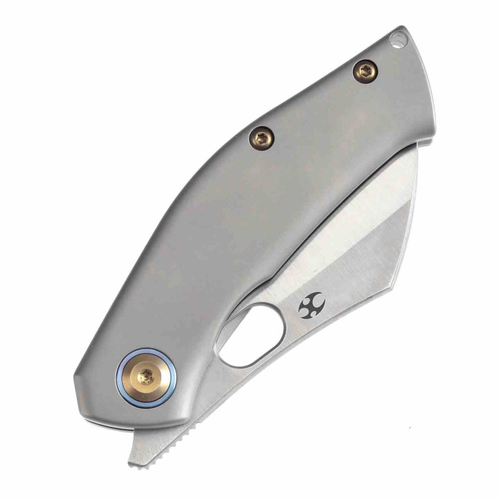 Couteau Kansept Osprey Manche Titane Lame Acier CPM-S35VN Frame Lock Clip K2087A1 - Livraison Gratuite