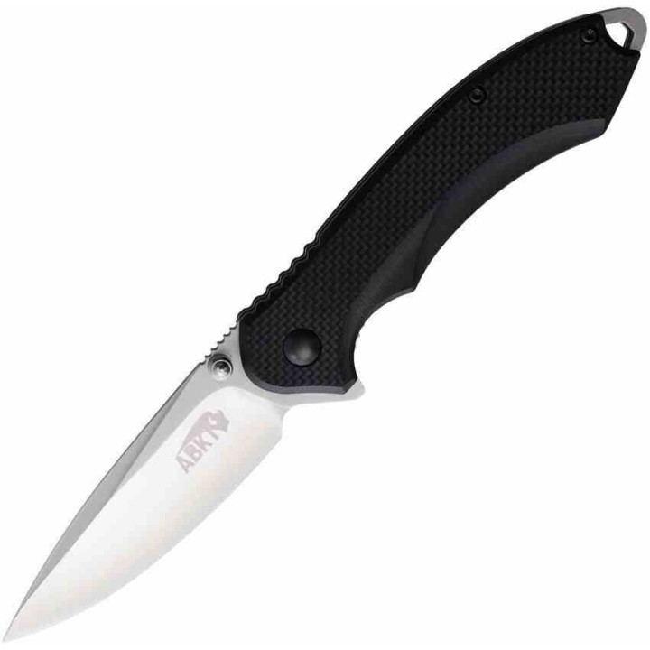 Couteau ABKT TAC AB Elite Apis Lame Acier D2 Manche G10 Noir Liner Lock Clip AB1033B - Livraison Gratuite