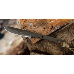 Couteau de Survie Tops Knives ROCKY MOUNTAIN SPIKE Carbone 1095 Etui Cuir Made In USA TPRMS01 - Livraison Gratuite