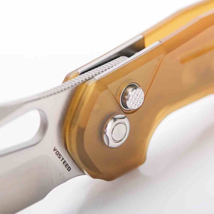 Couteau Vosteed Thunderbird A0318 PEI Trek Lock Lame Tanto Acier Elmax IKBS VOSA0318- Livraison Gratuite