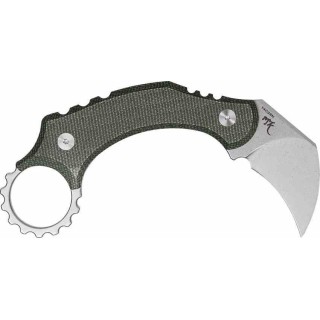 Couteau Vosteed Dirty Girl D0201 Karambit Lame Acier 14C28N Manche Micarta Etui Kydex VOSD0201 - Livraison Gratuite