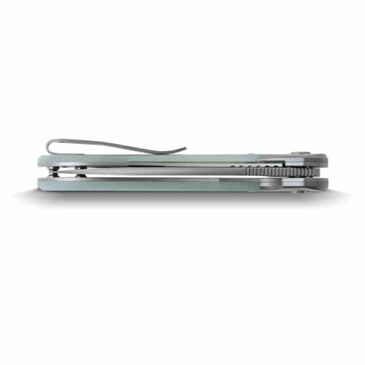 Couteau Vosteed Nightshade Silin Jade Lame Acier Elmax Manche G10 Linerlock IKBS VOSNSK003 - Livraison Gratuite