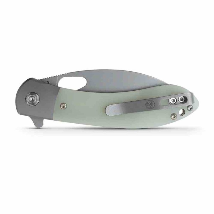 Couteau Vosteed Nightshade Silin Jade Lame Acier Elmax Manche G10 Linerlock IKBS VOSNSK003 - Livraison Gratuite