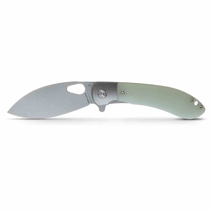 Couteau Vosteed Nightshade Silin Jade Lame Acier Elmax Manche G10 Linerlock IKBS VOSNSK003 - Livraison Gratuite