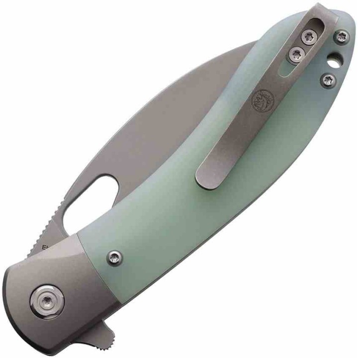 Couteau Vosteed Nightshade Silin Jade Lame Acier Elmax Manche G10 Linerlock IKBS VOSNSK003 - Livraison Gratuite