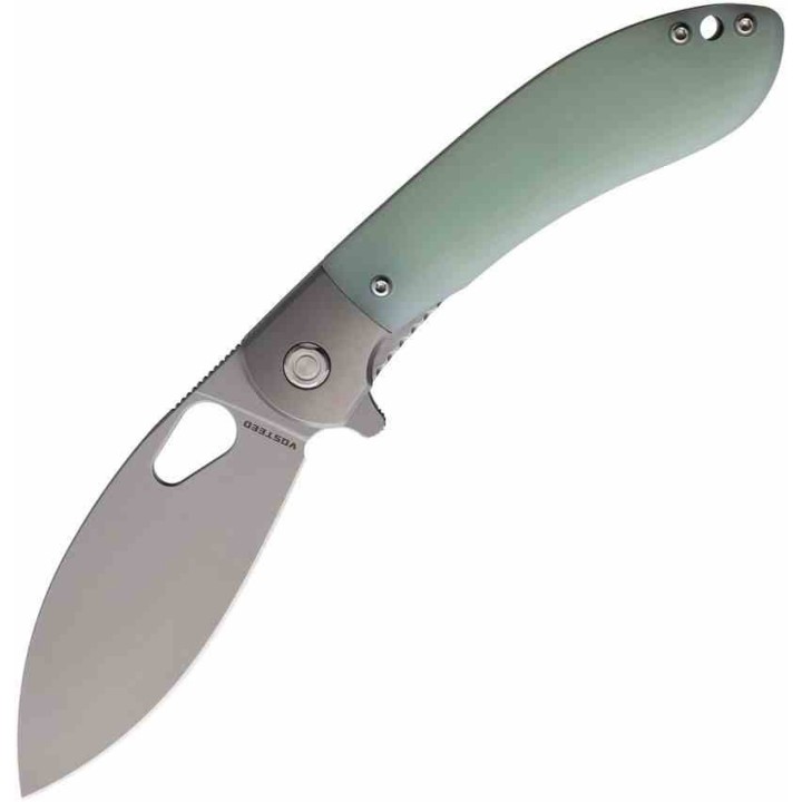 Couteau Vosteed Nightshade Silin Jade Lame Acier Elmax Manche G10 Linerlock IKBS VOSNSK003 - Livraison Gratuite