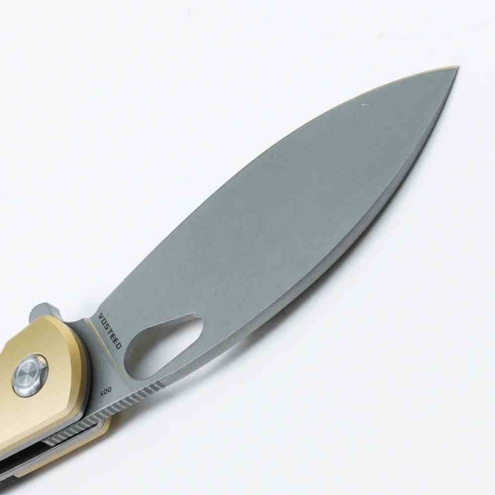 Couteau Vosteed Nightshade Silin Black Lame Acier Elmax Manche Micarta Linerlock IKBS VOSNSK002 - Livraison Gratuite