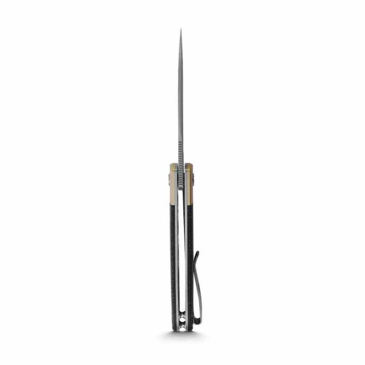 Couteau Vosteed Nightshade Silin Black Lame Acier Elmax Manche Micarta Linerlock IKBS VOSNSK002 - Livraison Gratuite