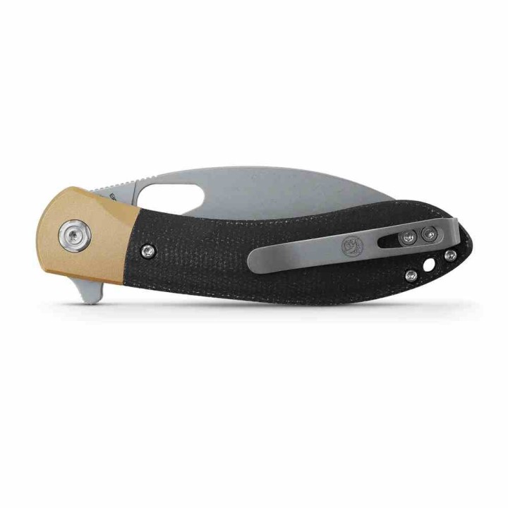 Couteau Vosteed Nightshade Silin Black Lame Acier Elmax Manche Micarta Linerlock IKBS VOSNSK002 - Livraison Gratuite
