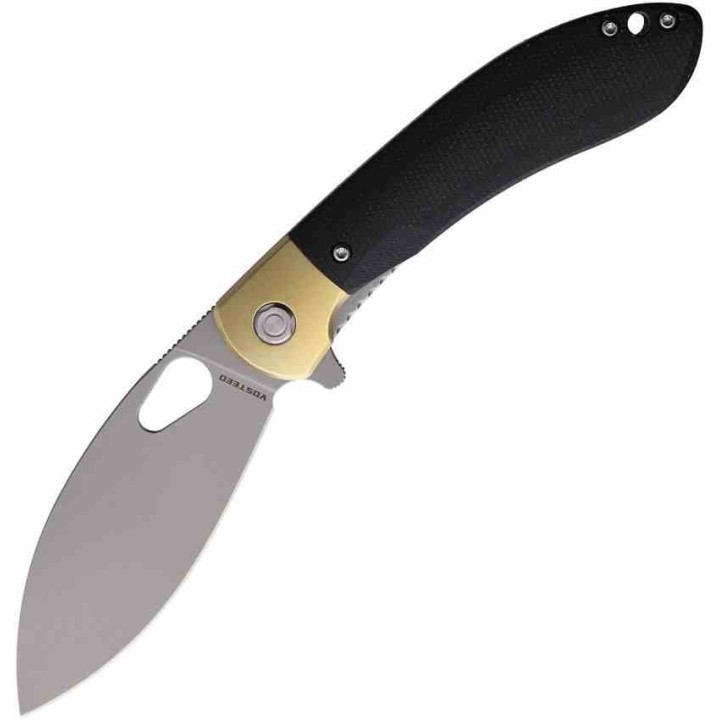 Couteau Vosteed Nightshade Silin Black Lame Acier Elmax Manche Micarta Linerlock IKBS VOSNSK002 - Livraison Gratuite