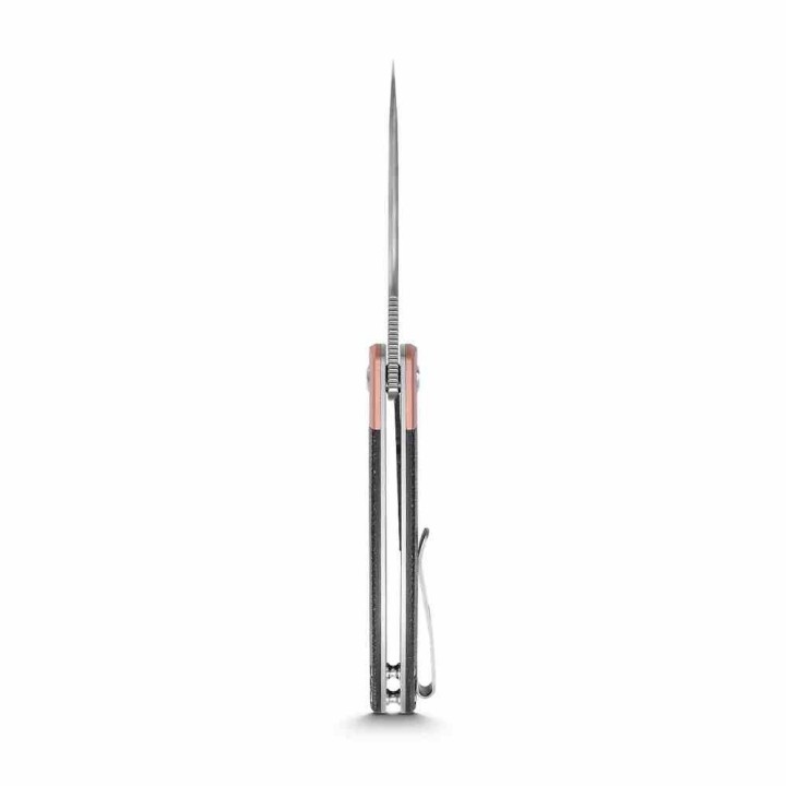 Couteau Vosteed Nightshade Silin Black Lame Acier Elmax Manche Micarta Linerlock IKBS VOSNSK001 - Livraison Gratuite
