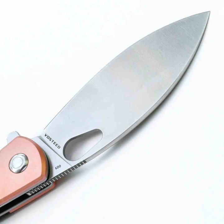Couteau Vosteed Nightshade Silin Black Lame Acier Elmax Manche Micarta Linerlock IKBS VOSNSK001 - Livraison Gratuite