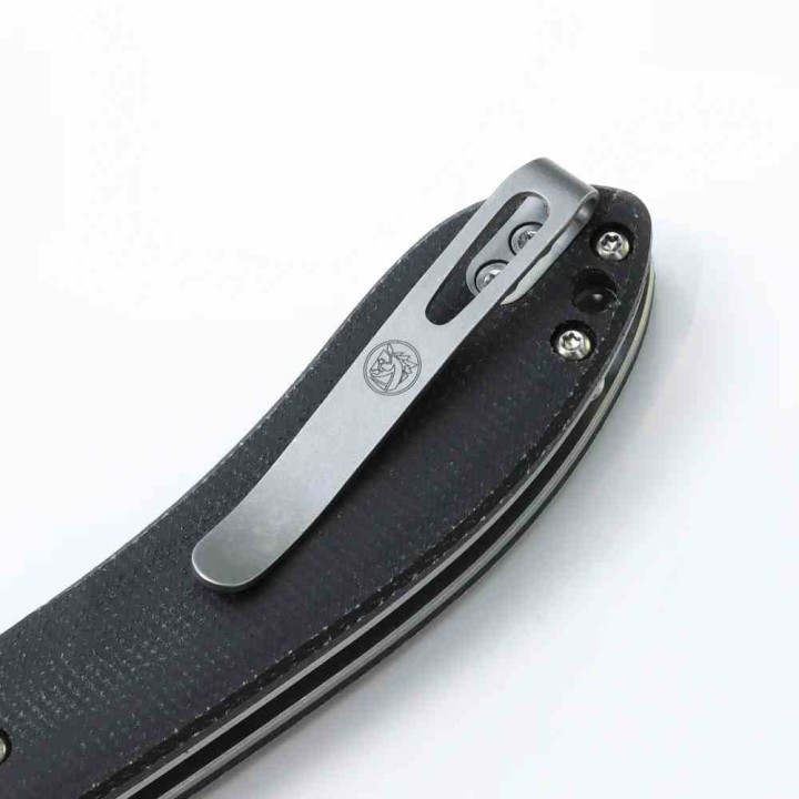 Couteau Vosteed Nightshade Silin Black Lame Acier Elmax Manche Micarta Linerlock IKBS VOSNSK001 - Livraison Gratuite