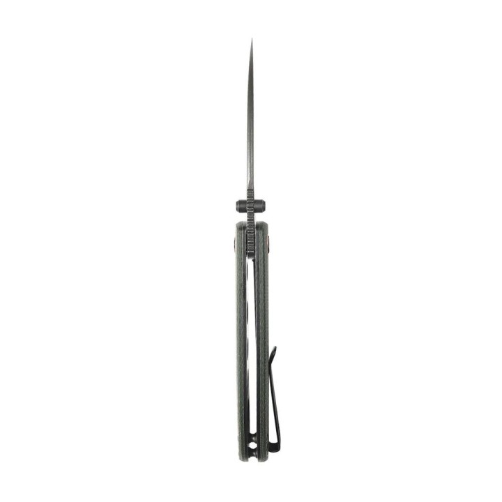 Couteau Vosteed Nightshade Shilin Green Lame Acier Nitro-V Manche Micarta Linerlock Clip IKBS VOSTSNPMN - Livraison Gratuite
