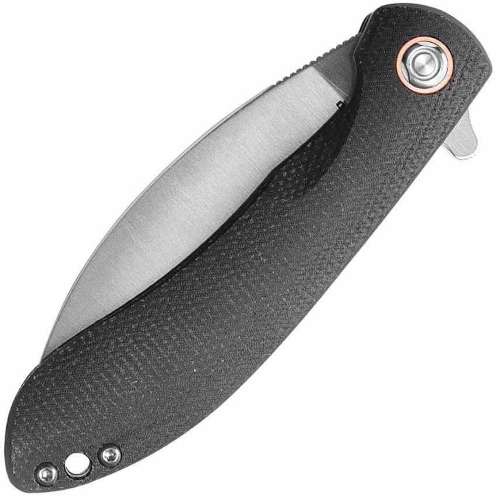 Couteau Vosteed Nightshade TH Black Lame Acier Nitro-V SW Manche Micarta IKBS Linerlock Clip VOSNSNTMK - Livraison Gratuite