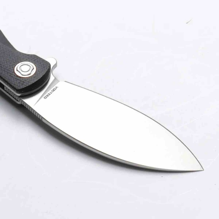 Couteau Vosteed Nightshade TH Black Lame Acier Nitro-V SW Manche Micarta IKBS Linerlock Clip VOSNSNTMK - Livraison Gratuite