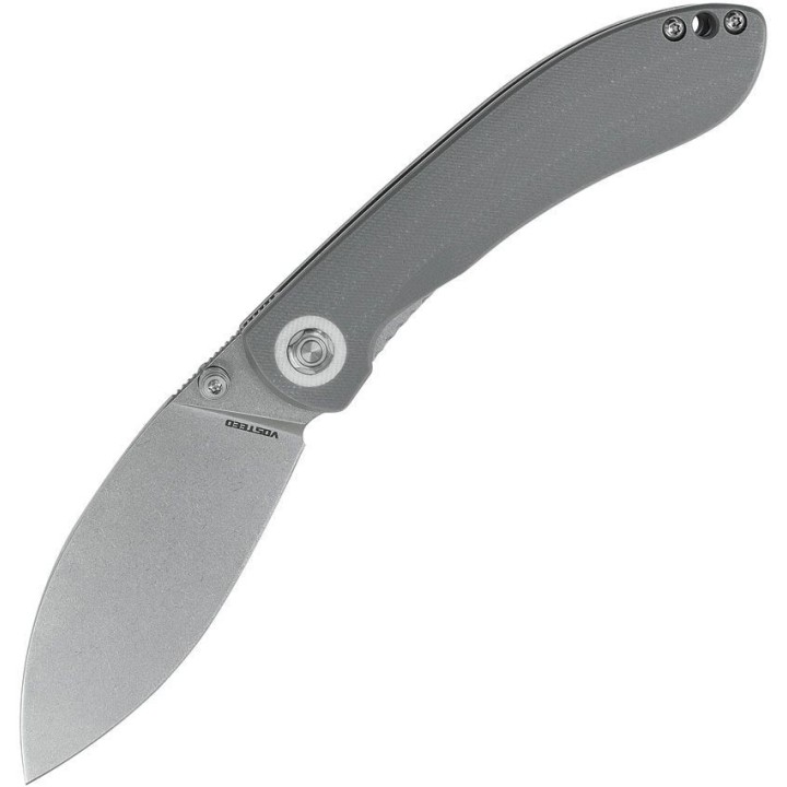 Couteau Vosteed Nightshade Shilin Gray Lame Acier Nitro-V Manche Micarta Linerlock Clip IKBS VOSTSNWGH - Livraison Gratuite